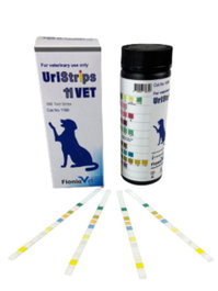 FIONIAVET / BJEBTO APS Tiras de orina 11 parámetros URISTRIP 11 VET 100 ud