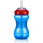 Nuby Vasos Antiderrames (Paquete de 3) con Pajitas Flexibles - Unisex