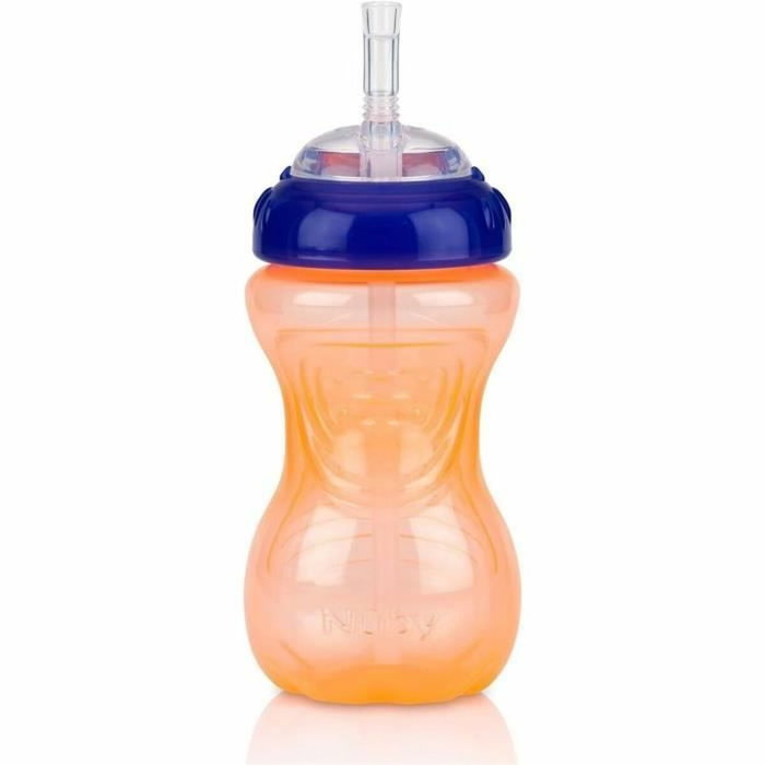 Nuby Paquete de 3 Vasos Antiderrames con Pajitas Flexibles Unisex Nuby Paquete de 3 Vasos Antiderrames con Pajitas Flexibles Unisex