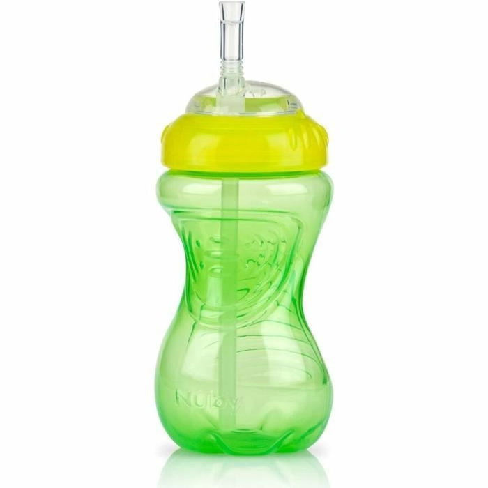 Nuby Paquete de 3 Vasos Antiderrames con Pajitas Flexibles Unisex Nuby Paquete de 3 Vasos Antiderrames con Pajitas Flexibles Unisex