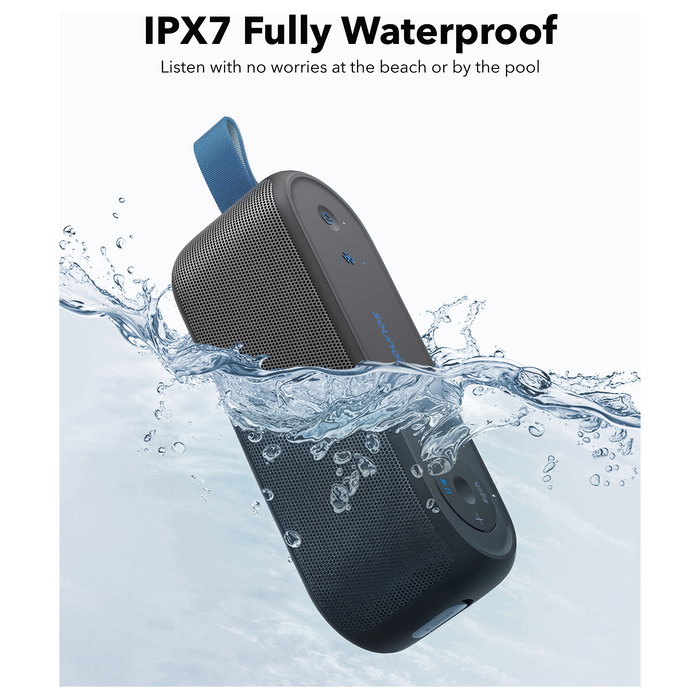 Anker Soundcore Select 3 Altavoz Inalambrico Portatil Bluetooth 5.0 IPX7 Resistente al Agua, 16W, 20h Bateria, Gris o Azul - Referencia Soundcore Select 3