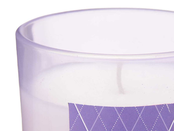 Acorde Vela Vaso 120 g Violeta 7 x 8 x 7 cm (Set de 12)