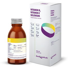 Hifarmax Vitamin B1-E-Selenium 100ml Suplemento Nutricional para Gatos, Perros, Caballos, Cerdos, Aves y Ovejas