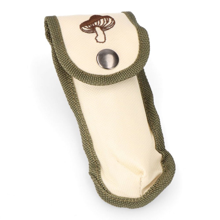 Edm Navaja Setas Irati con Cepillo Plegable, Hoja Acero Inoxidable 420, 4 Funciones y Estuche Nylon Edm Navaja Setas Irati con Cepillo Plegable, Hoja Acero Inoxidable 420, 4 Funciones y Estuche Nylon