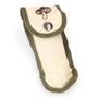 Edm Navaja Setas Irati con Cepillo Plegable, Hoja Acero Inoxidable 420, 4 Funciones y Estuche Nylon