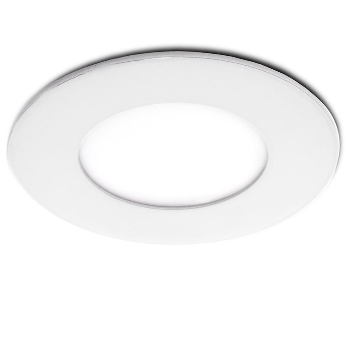 Greenice Placa LED Circular 3W Blanco Frío 6000K