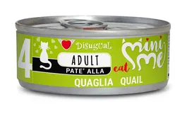 Disugual Mini-Me Cat Codorniz Pienso Húmedo para Gatos 12x85 gr