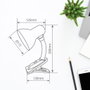 GSC Evolution Flexo de escritorio Saidu E27 Rojo con pinza