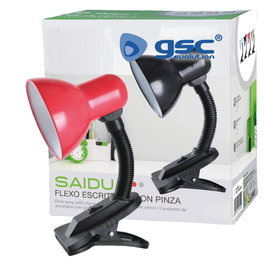 GSC Evolution Flexo de escritorio Saidu E27 Rojo con pinza