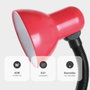 GSC Evolution Flexo de escritorio Saidu E27 Rojo con pinza