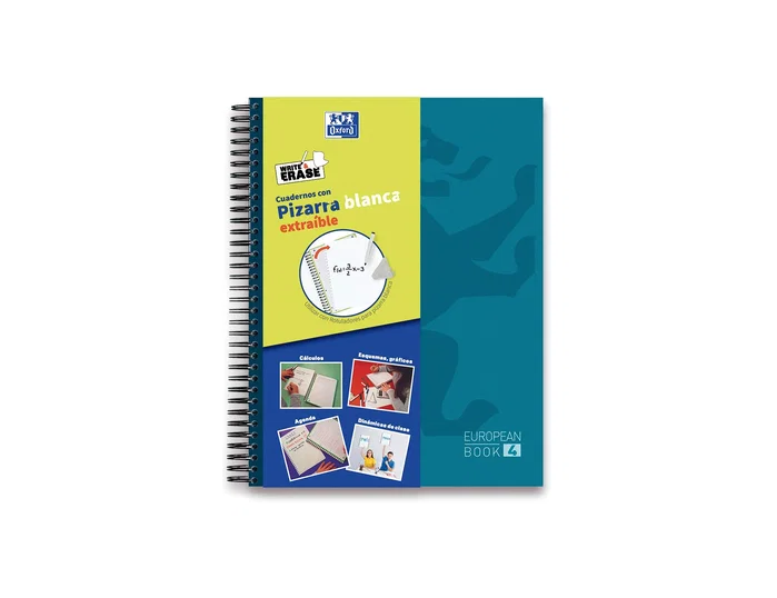 Oxford Europeanbook 5 Write&Erase Cuaderno Espiral Din A4+ 120 Hojas