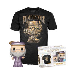 Funko Harry Potter Caja Coleccionable con Figura Pop & Camiseta Dumbledore Talla XL 76925 - Licencia Oficial