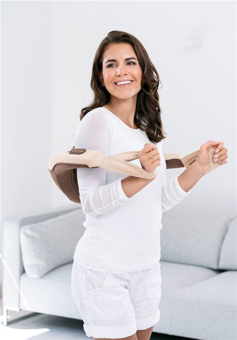 Beurer MG-153 Masajeador para la Nuca 4D con Calor | Aparato de Masaje Auténtico para Casa