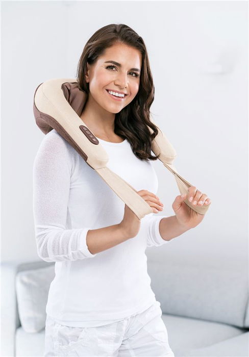 Beurer MG-153 Masajeador para la Nuca 4D con Calor | Aparato de Masaje Auténtico para Casa