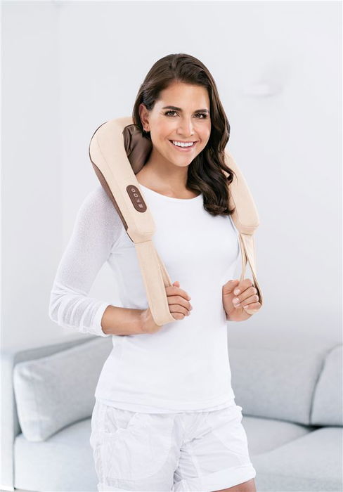 Beurer MG-153 Masajeador para la Nuca 4D con Calor | Aparato de Masaje Auténtico para Casa