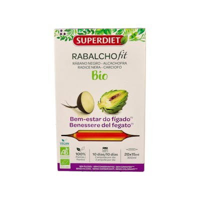 Agbio Rabalfofit Rábano Negro y Alcachofa 20 Ampollas