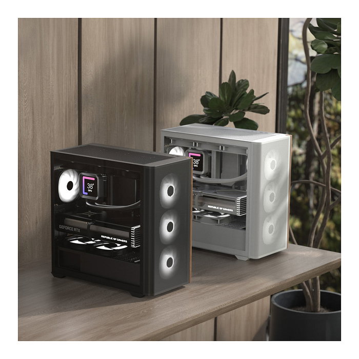 Aerocool D301A Geh Mini D301A-G-BK-V2 Negro/Madera (Micro-ATX) Aerocool D301A Geh Mini D301A-G-BK-V2 Negro/Madera (Micro-ATX)