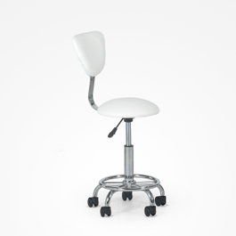 Bifull Taburete de Estética Hedda Blanco
