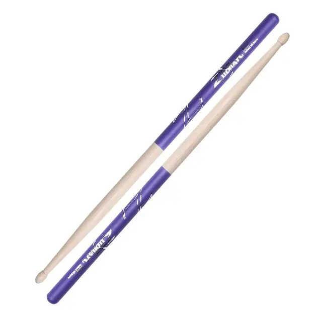 ZILDJIAN Baquetas 5A Hickory Dip Natural Púrpura