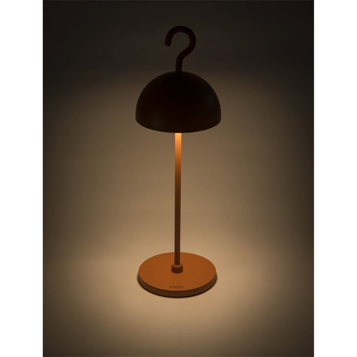 Sompex HOOK Lámpara de mesa naranja recargable