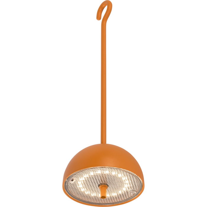Sompex HOOK Lámpara de mesa naranja recargable