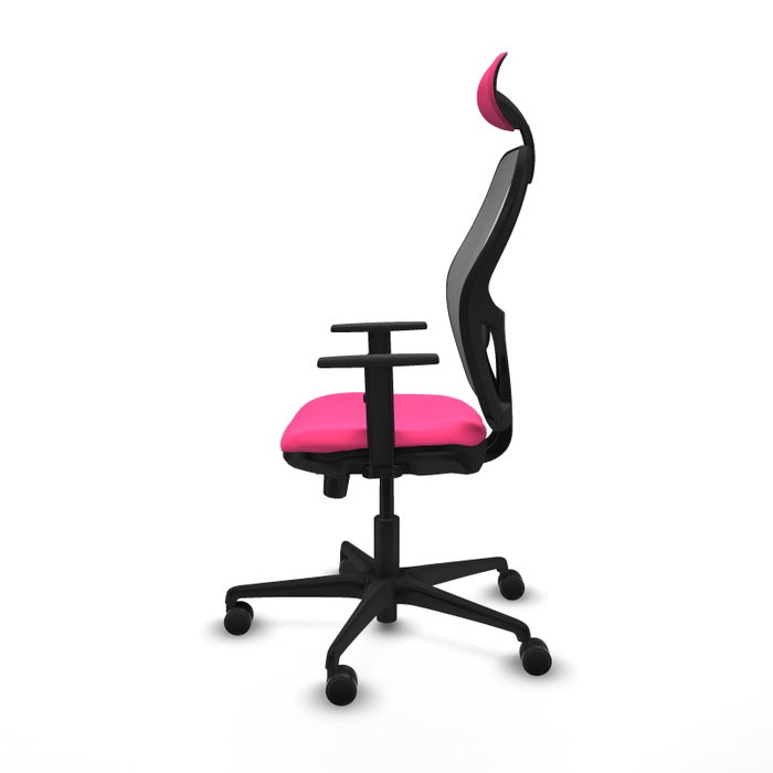 PIQUERAS Y CRESPO Silla de oficina Jorquera Rosa con mecanismo Sincro/Traslack PIQUERAS Y CRESPO Silla de oficina Jorquera Rosa con mecanismo Sincro/Traslack