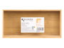 Kinvara Organizador de Bambú Rectangular 15 x 30,5 cm con MDF (Set de 12)