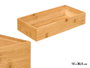 Kinvara Organizador de Bambú Rectangular 15 x 30,5 cm con MDF (Set de 12)