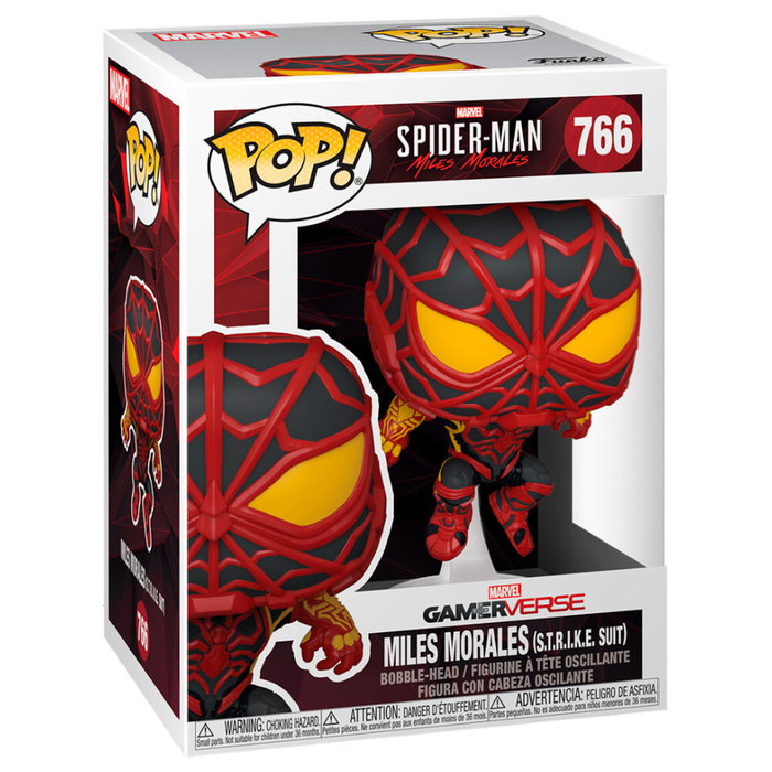 FUNKO Figura POP Marvel Spiderman Miles Morales S.T.R.I.K.E. Suit