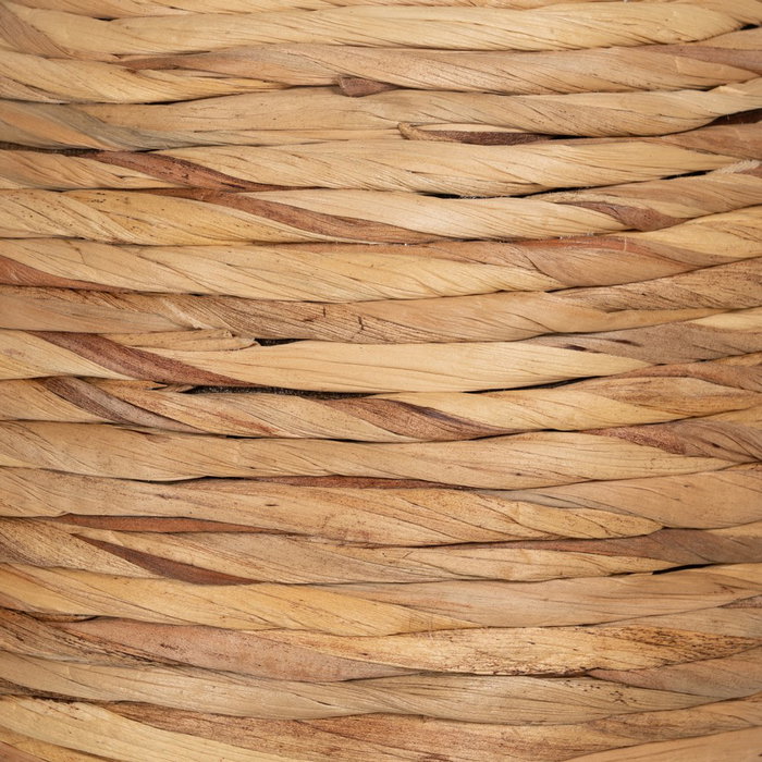 Jarrón Fibra Natural Decoración 26 X 26 X 27 cm