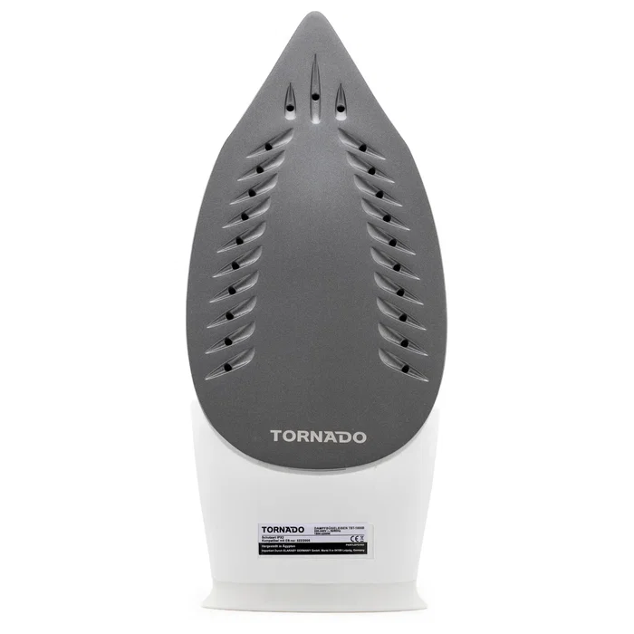 TORNADO TST-1800B Plancha a Vapor 1800W con Suela Teflón - Vapor Variable 160 g/min, Vapor Continuo, Función Autolimpieza y Antical - Color Blanco