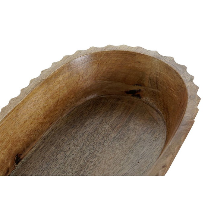 DKD Home Decor Centro de Mesa de Mango Natural 31x15x5 cm