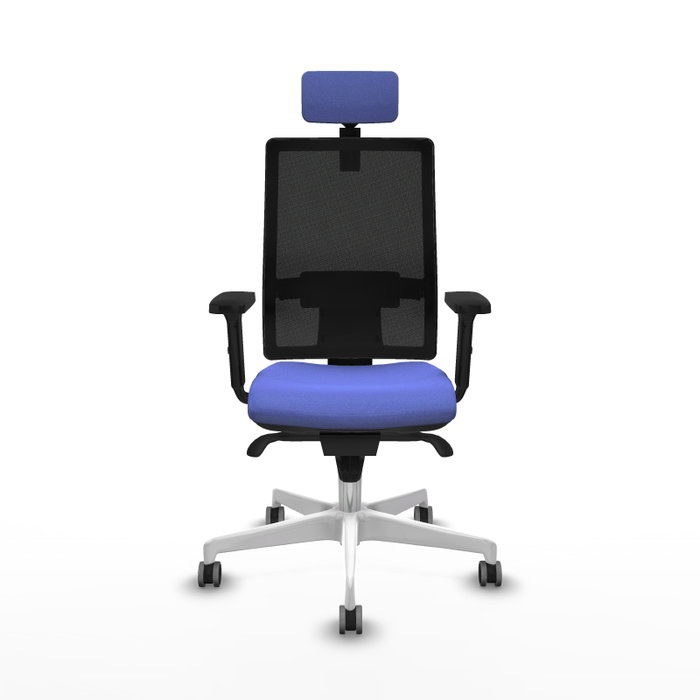 PIQUERAS Y CRESPO Silla de oficina Horna con Mecanismo Sincro, Azul claro y Negro PIQUERAS Y CRESPO Silla de oficina Horna con Mecanismo Sincro, Azul claro y Negro
