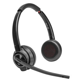 Poly Auriculares Savi 8420 Office DECT Inalámbrico Binaural con Cancelación de Ruido