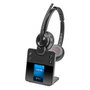 Poly Auriculares Savi 8420 Office DECT Inalámbrico Binaural con Cancelación de Ruido