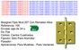 LIM Bisagra Plana Vera P Latonada 40x35 mm