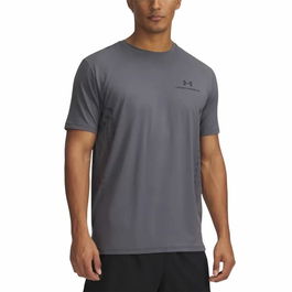 Camiseta de Manga Corta Hombre Under Armour Gris oscuro M/L