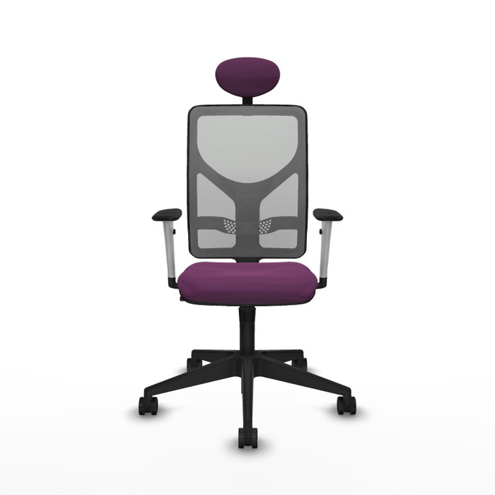 PIQUERAS Y CRESPO Silla de oficina Motilla con mecanismo Sincro, Morado y Gris PIQUERAS Y CRESPO Silla de oficina Motilla con mecanismo Sincro, Morado y Gris