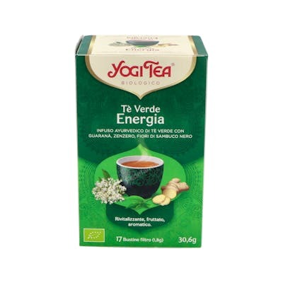 YOGI TEA Té Verde Energía 17 bolsitas
