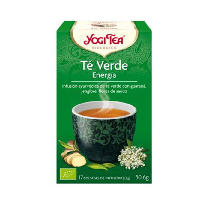 YOGI TEA Infusión Té Verde Energía 17 bolsitas YOGI TEA Infusión Té Verde Energía 17 bolsitas