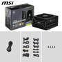 MSI MAG A1000GLS 306-7ZP1B21-CE0 Fuente de Alimentación PCIE5 1000W 80 Plus Gold Modular ATX