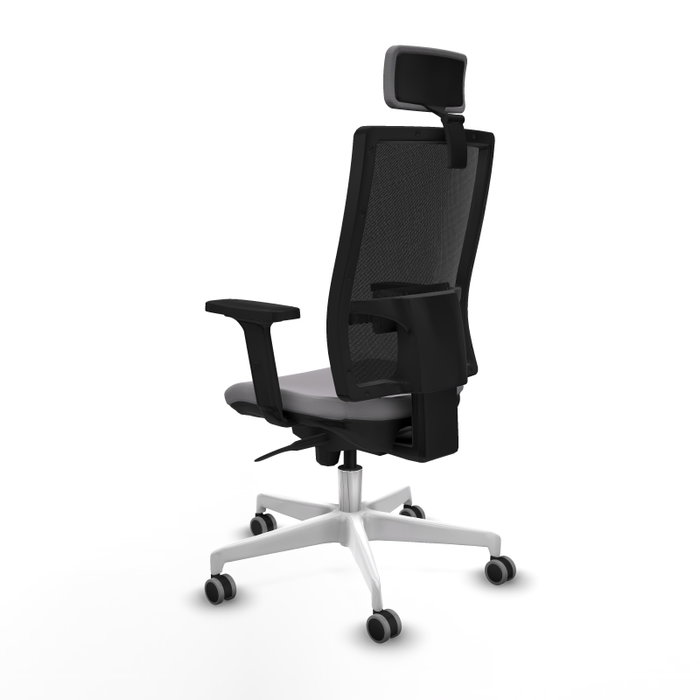 PIQUERAS Y CRESPO Silla de oficina Horna Gris y Negro con Mecanismo Sincro PIQUERAS Y CRESPO Silla de oficina Horna Gris y Negro con Mecanismo Sincro