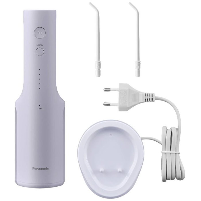 Panasonic Irrigador Recargable Oral, 5 Niveles de Presión, Agua para Dientes y Encías, Irrigador Dental Portátil