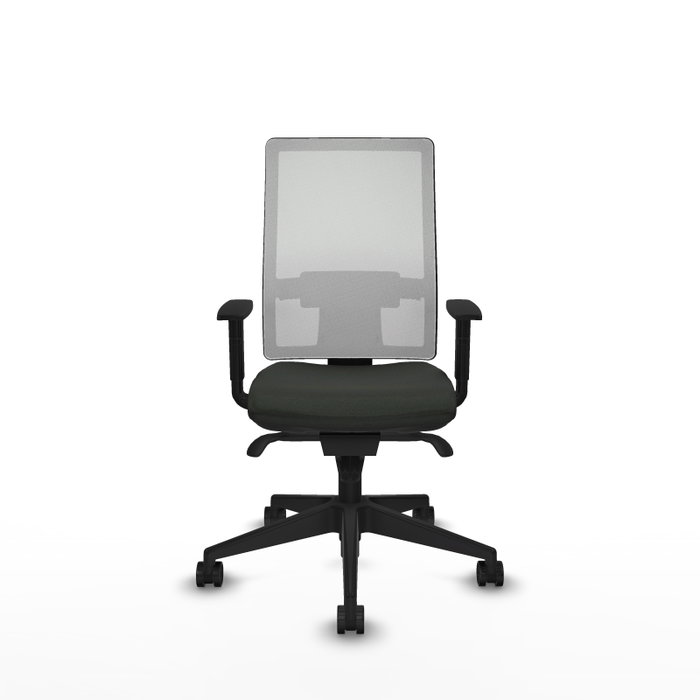 PIQUERAS Y CRESPO Silla de oficina Horna con mecanismo Sincro, Negro y Blanco PIQUERAS Y CRESPO Silla de oficina Horna con mecanismo Sincro, Negro y Blanco