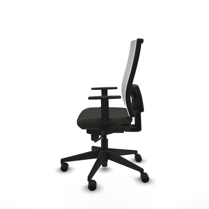 PIQUERAS Y CRESPO Silla de oficina Horna con mecanismo Sincro, Negro y Blanco PIQUERAS Y CRESPO Silla de oficina Horna con mecanismo Sincro, Negro y Blanco