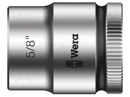 WERA Vaso de 6 ángulos de 29mm con conector HEX 5/8 pulg y asiento de 3/8 pulg