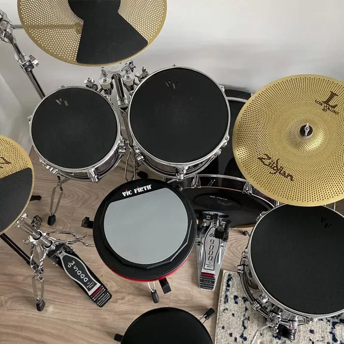 Vic Firth Set de apagadores MUTEPP5 (10, 12, 2x14, 20, charles y 2 platos) Vic Firth Set de apagadores MUTEPP5 (10, 12, 2x14, 20, charles y 2 platos)
