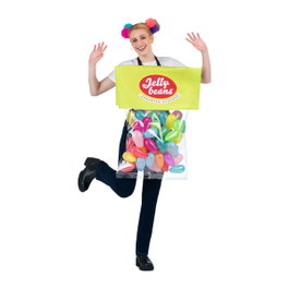My Other Me Disfraz Bolsa De Gominolas Multicolor con Correas, Globos e Inflador Talla M Adulto