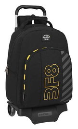 Mochila Escolar con Ruedas BlackFit8 Zone Negro 32 x 42 x 15 cm