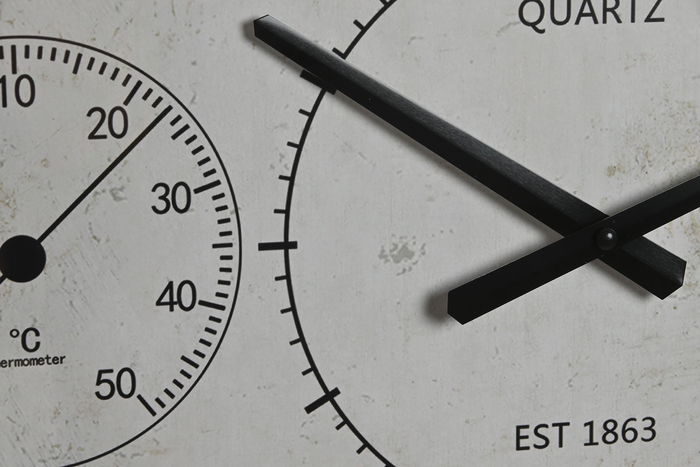 DKD Home Decor Reloj de Pared Loft Blanco Negro Metal MDF 6 x 65 x 62 cm (2 Unidades) DKD Home Decor Reloj de Pared Loft Blanco Negro Metal MDF 6 x 65 x 62 cm (2 Unidades)